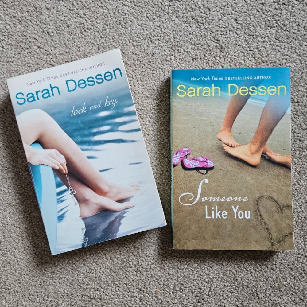 2 Book Bundle by Sarah Dessen -‎ Someone Like You & Lock and Key - Paperback
